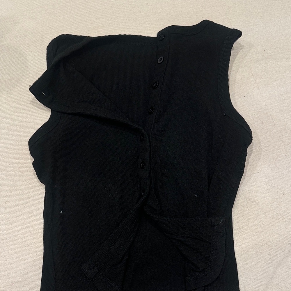 SHEIN Black Sleeveless Blouse